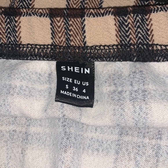 DONATED NWOT Plaid Fitted Long Skirt - Picture 3 of 3